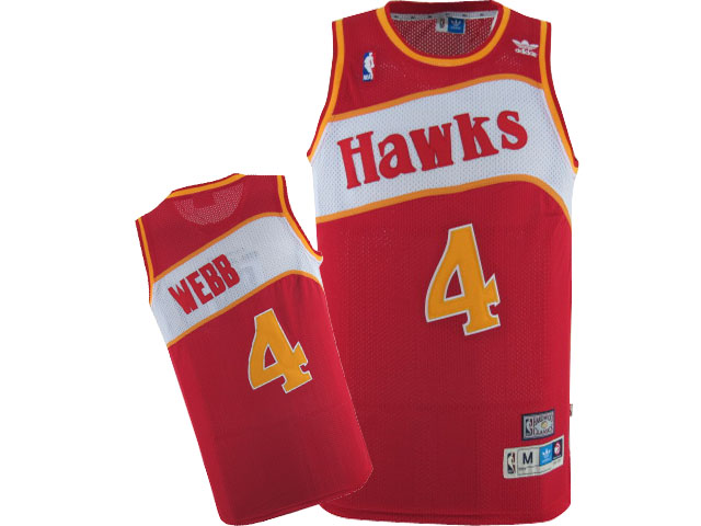 NBA Atlanta Hawks Spud Webb Soul Swingman Road Adidas Jerseys